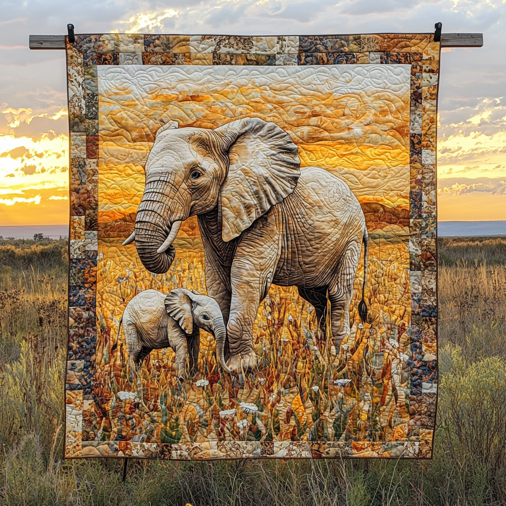 Safari Sweetheart Quilted Blanket Holiday Throw Blanket African American Heritage Month Gifts