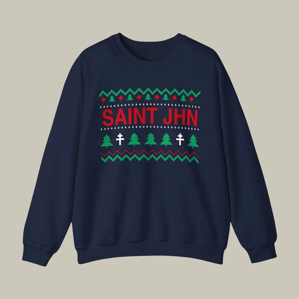Saint Jhn Holiday Sweatshirt Saint Jhn Music Fan Apparel Present Idea For Fans