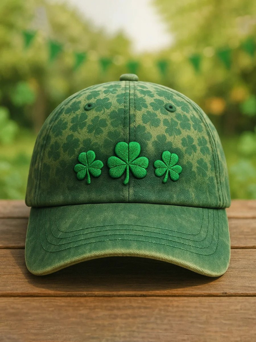 Saint Patrick's Day Hat Irish Shamrock Themed Cap Awesome Gift For Husband