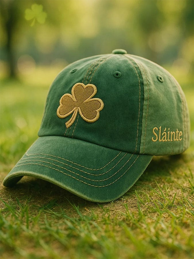 Saint Patrick's Day Hat Slainte Baseball Cap Top Irish Shamrock Gift For Girl