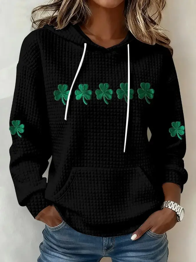 Saint Patrick's Day Hoodie Irish Shamrock Present Ideas For Your Relatives Saint Patrick's Day Hoodie Irish Shamrock Present Ideas For Your Relatives - Image 1