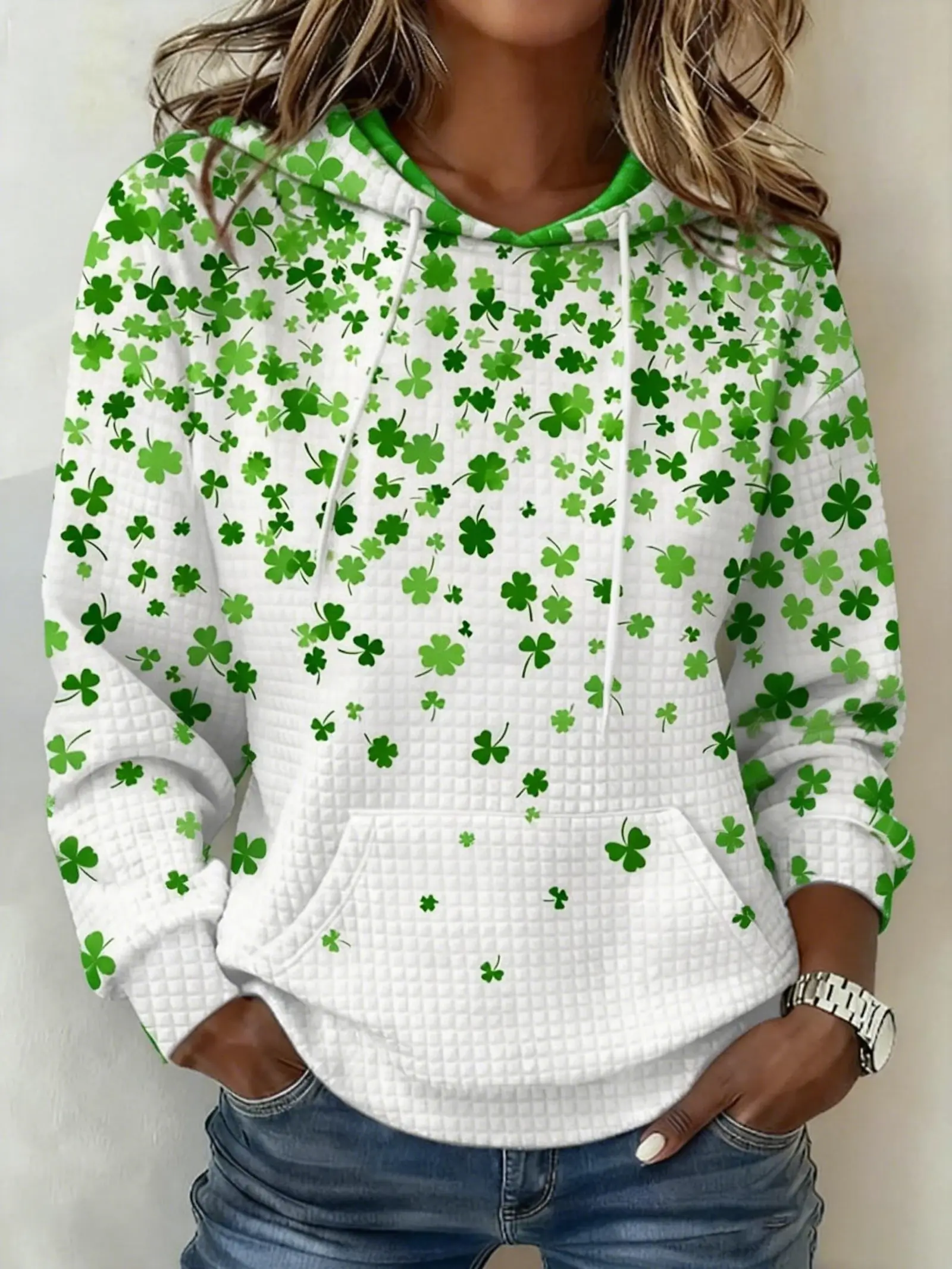 Saint Patrick's Day Hoodie Irish Shamrock Themed Clothing For Your Parent On Holiday