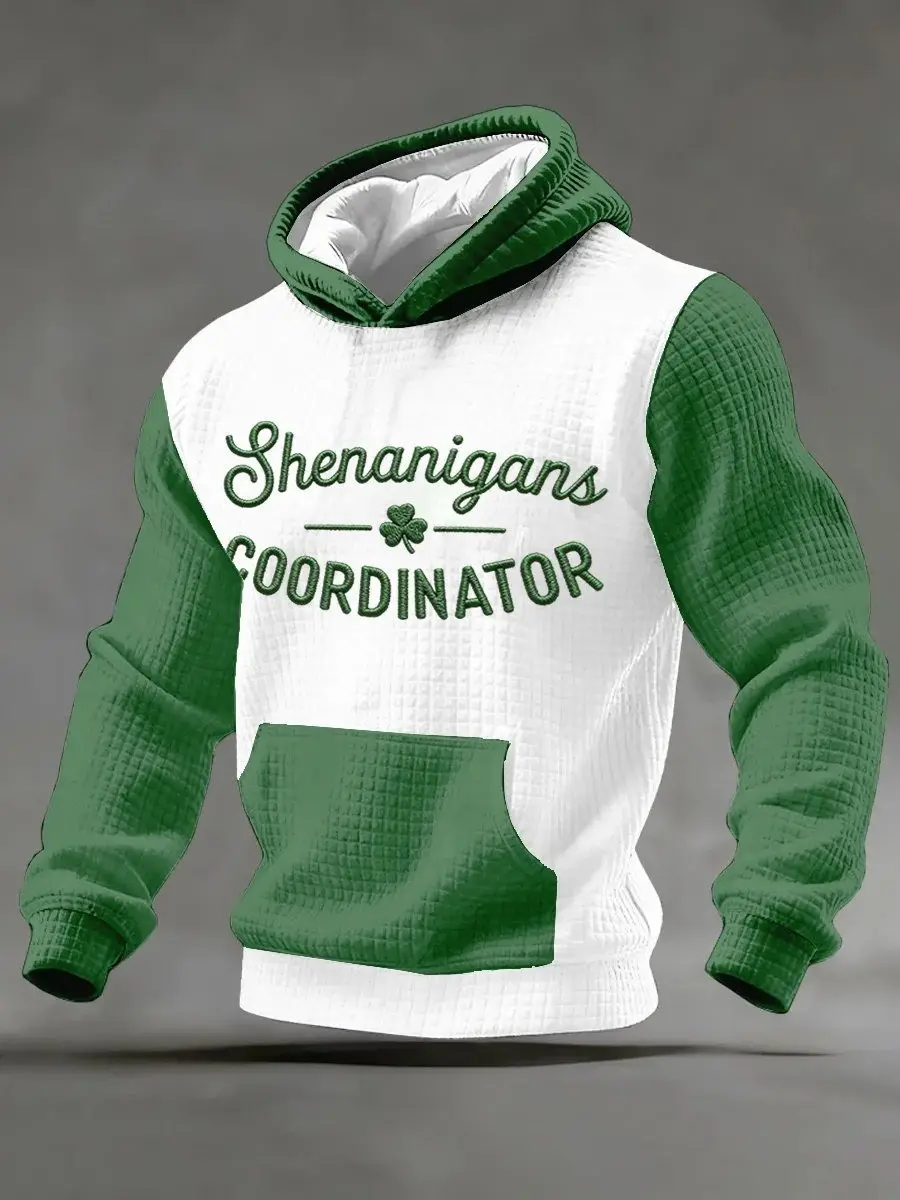 Saint Patrick's Day Hoodie Shenanigans Coordinator Clothes Merch For Friends