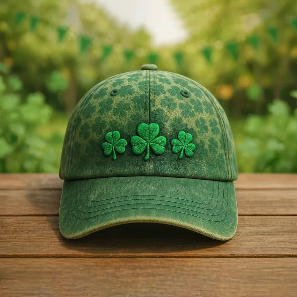 Saint Patrick's Day Themed Art Hat St Patricks Day 2026 Baseball Cap Present For Friend