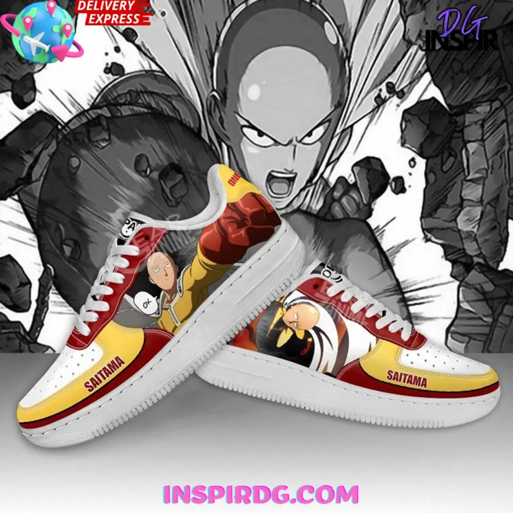 Saitama One Punch Man Limited Edition Air Force 1