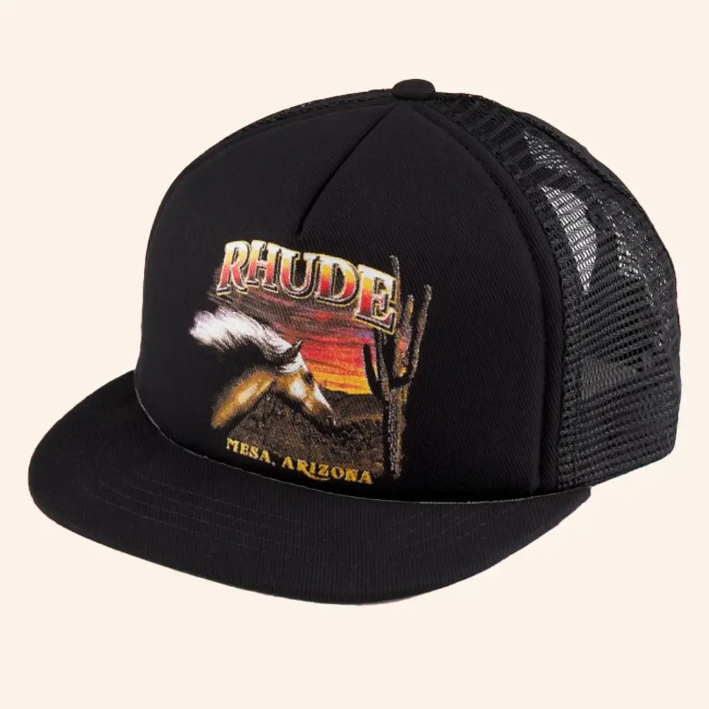 Saks Fifth Avenue Merch Mesa Stallion Trucker Hat Snapback Christmas Gifts For Him -WearandDecor