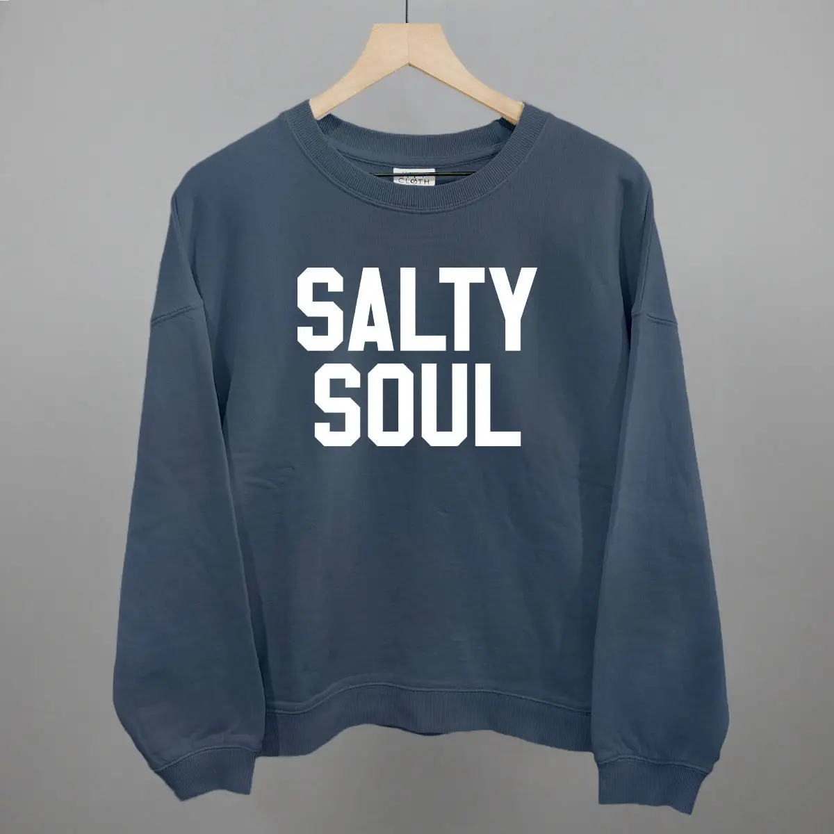 Salty Soul Sweatshirt Funny Outdoorsy Lifestyle Apparel Gift For Her Salty Soul Sweatshirt Funny Outdoorsy Lifestyle Apparel Gift For Her - Image 1
