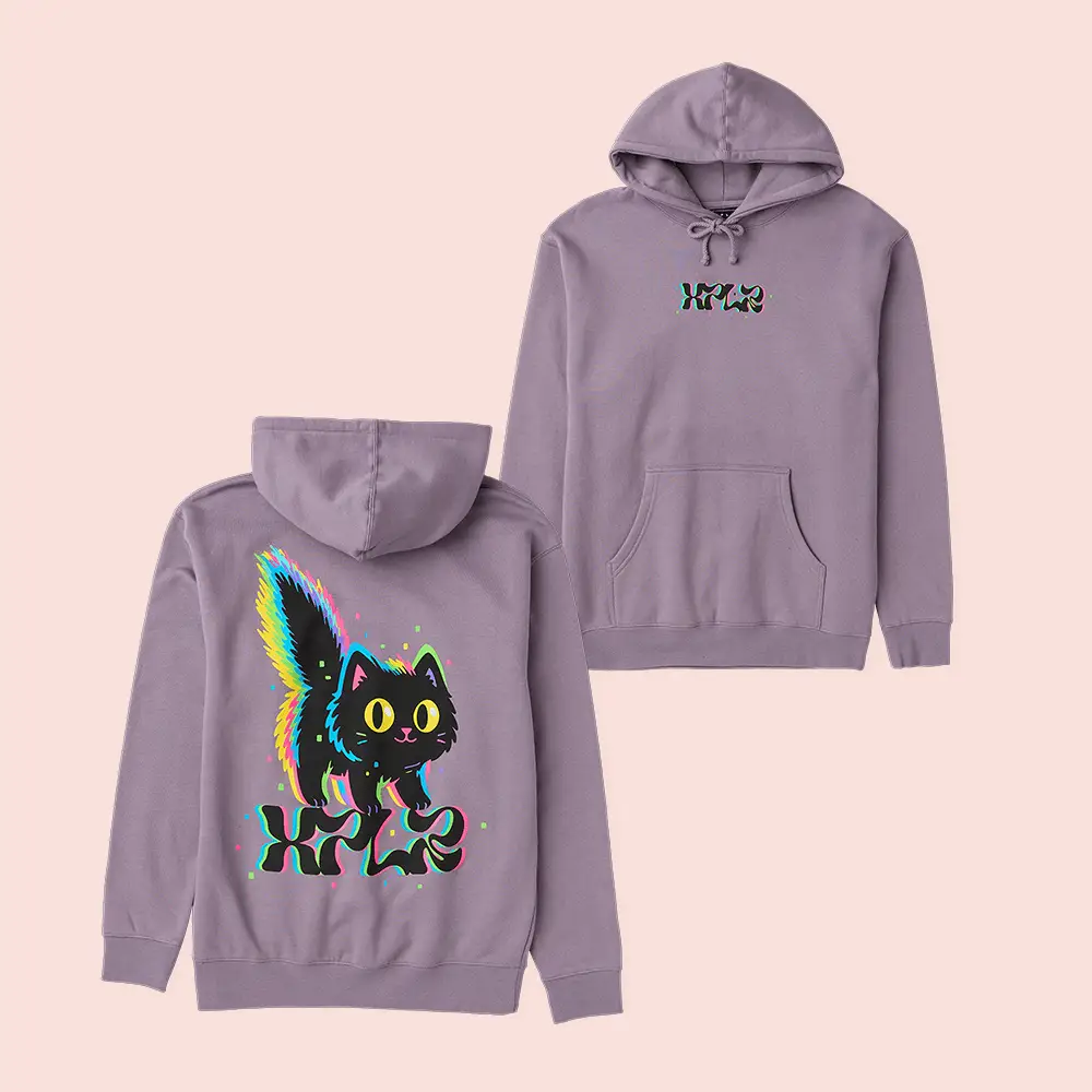 Sam And Colby Merch Bad Luck Cat Hoodie XPLR Merch Cat Lovers Gifts For Fans