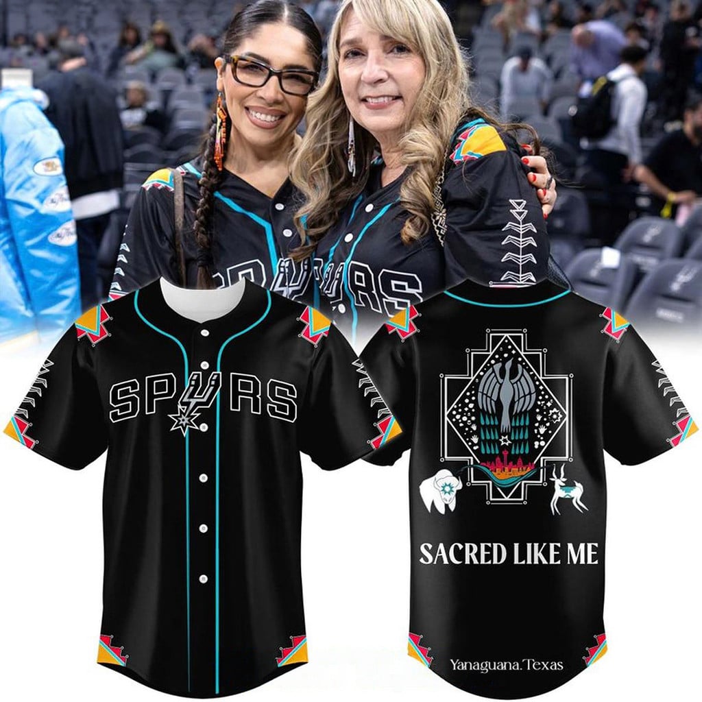San Antonio Spurs x Native American Heritage Night 2026 Baseball Jersey Spurs Merch Gifts