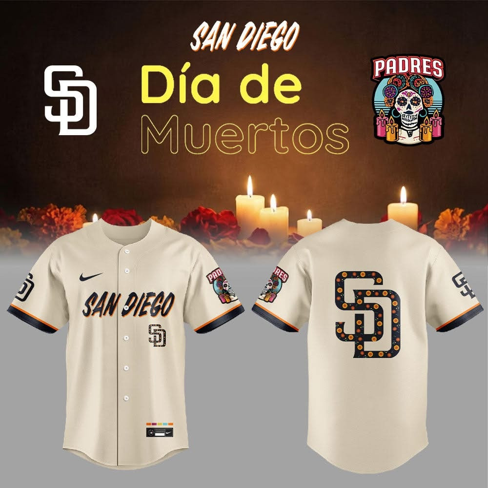 San Diego Padres Jersey San Diego Padres Dia De Muertos Merch Gift For Proud Sports Dad