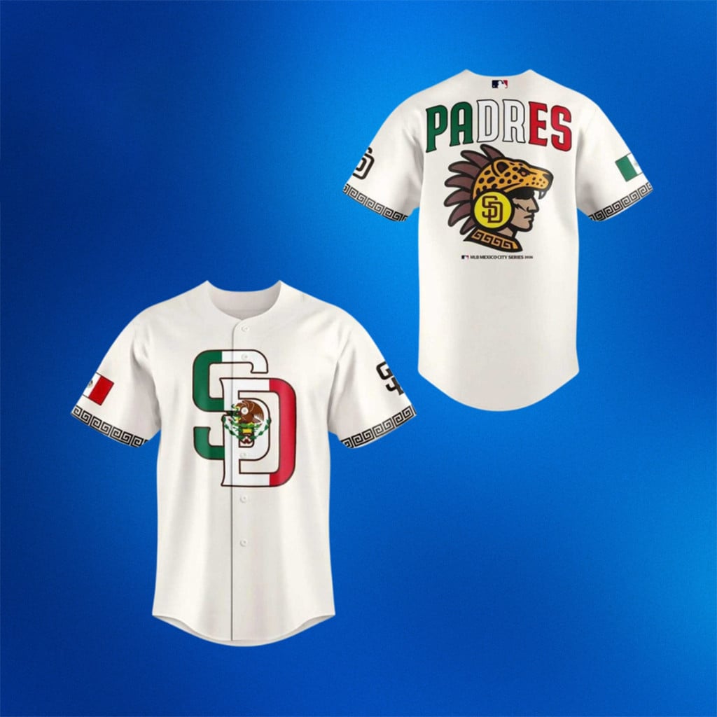 San Diego Padres Mexico City Series 2026 Baseball Jersey SD Padres Merch Gifts For Brothers