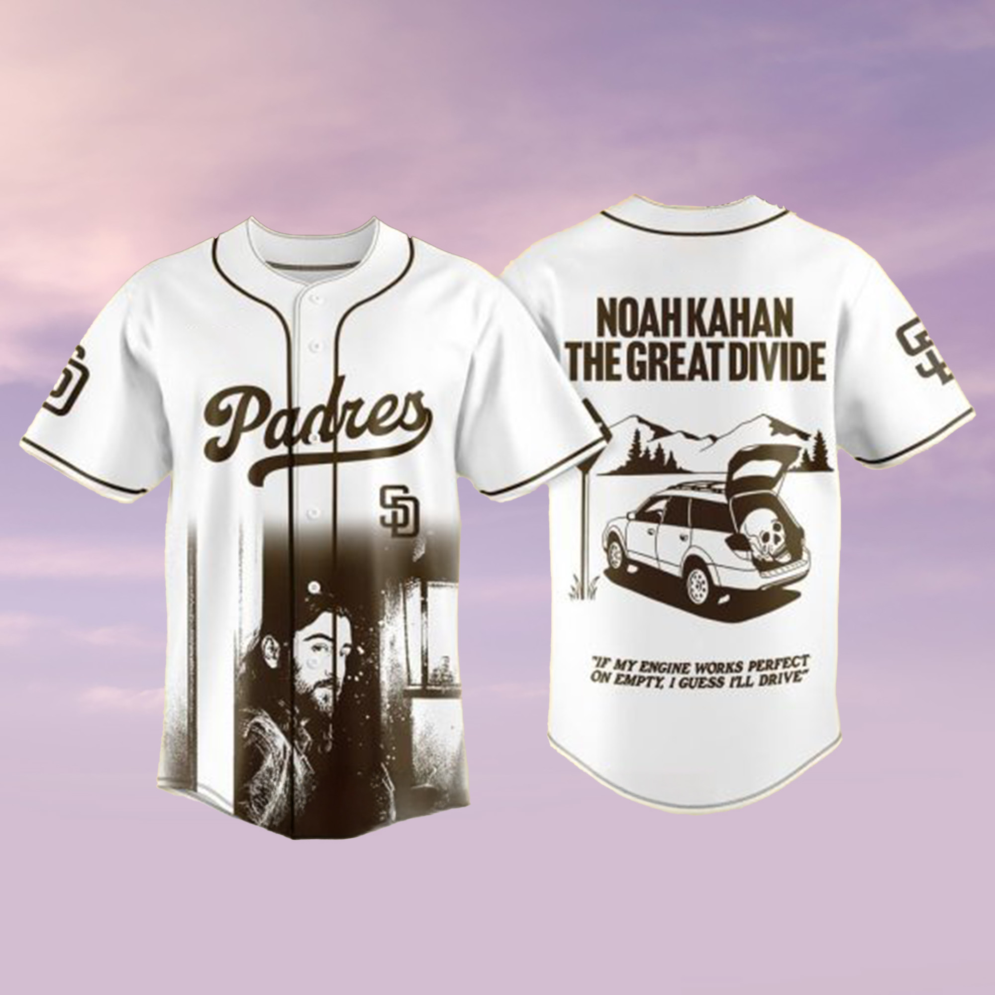 San Diego Padres x Noah Kahan The Great Divide Jersey Tour 2026 Clothes Gift For Brother