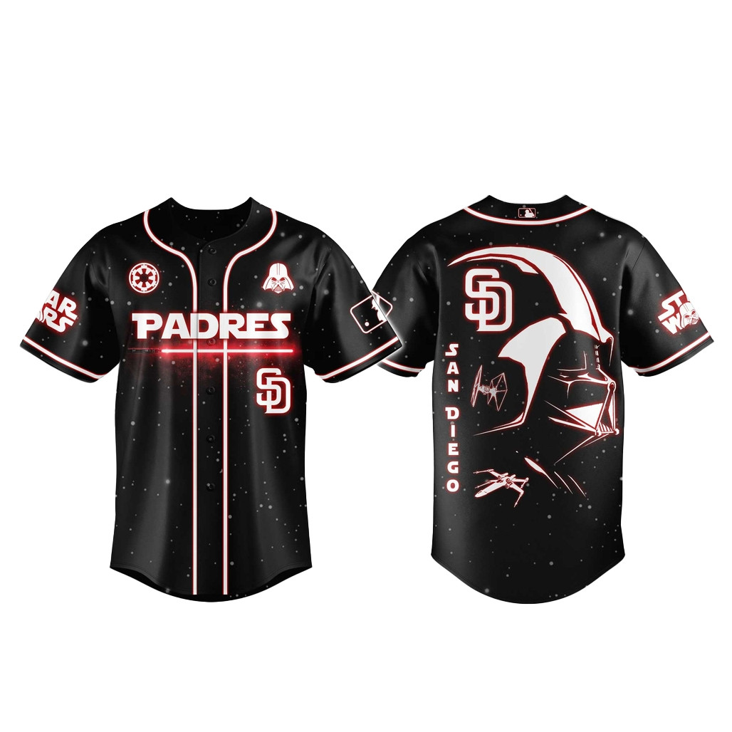 San Diego Padres x Star Wars Darth Vader 2026 Baseball Jersey
