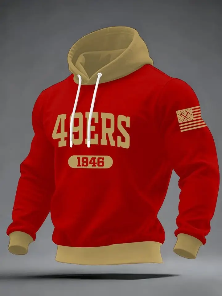 San Francisco 49ers 1946 Hoodie Men's Game Day Apparel Football Gifts For 49ers Lovers