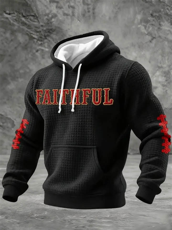 San Francisco 49ers Faithfull Hoodie Men's Niners 49ers Merch Fan Gear Apparel San Francisco 49ers Faithfull Hoodie Men's Niners 49ers Merch Fan Gear Apparel - Image 1