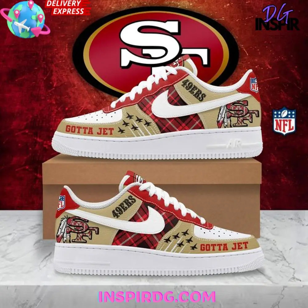 San Francisco 49ers Gotta Jet Air Force 1 Sneaker