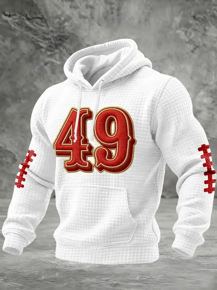 San Francisco 49ers Hoodie Men's Football 49ers Merch Apparel Fan Gear Clothes Unique Gifts