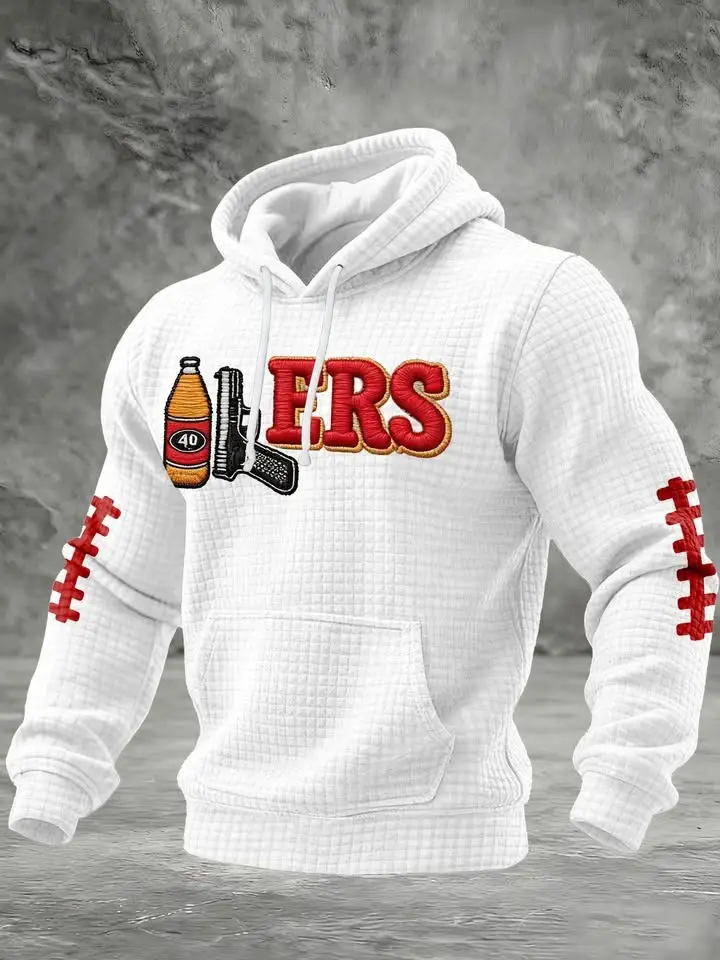 San Francisco 49ers Hoodie Men's Game Day Outfits Unique Football Gifts For 49ers Fans