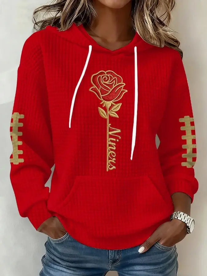 San Francisco 49ers Hoodie SF Niners Game Day Clothing Football Gifts For Her