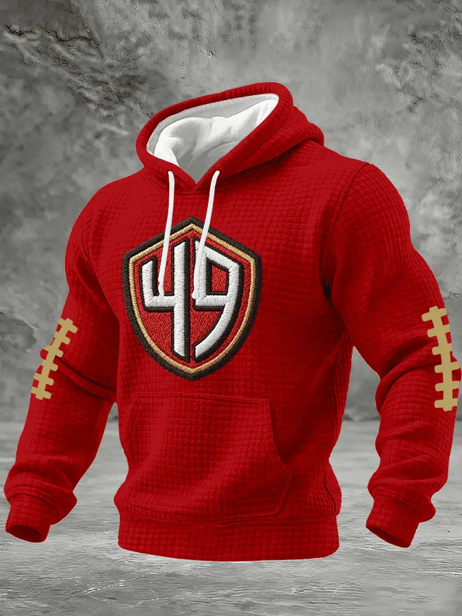 San Francisco 49ers Merch 49er Faithful Hoodie Red And Gold Fan Gear