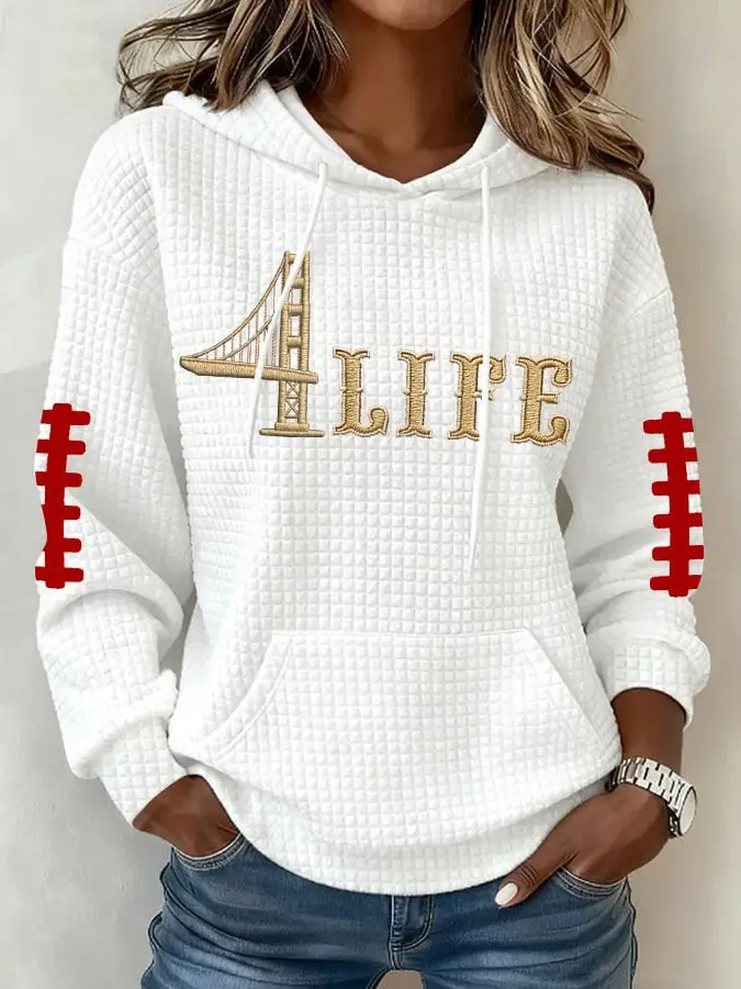 San Francisco 49ers Merch 4life Hoodie Golden Bridge Graphic Gifts For Mother