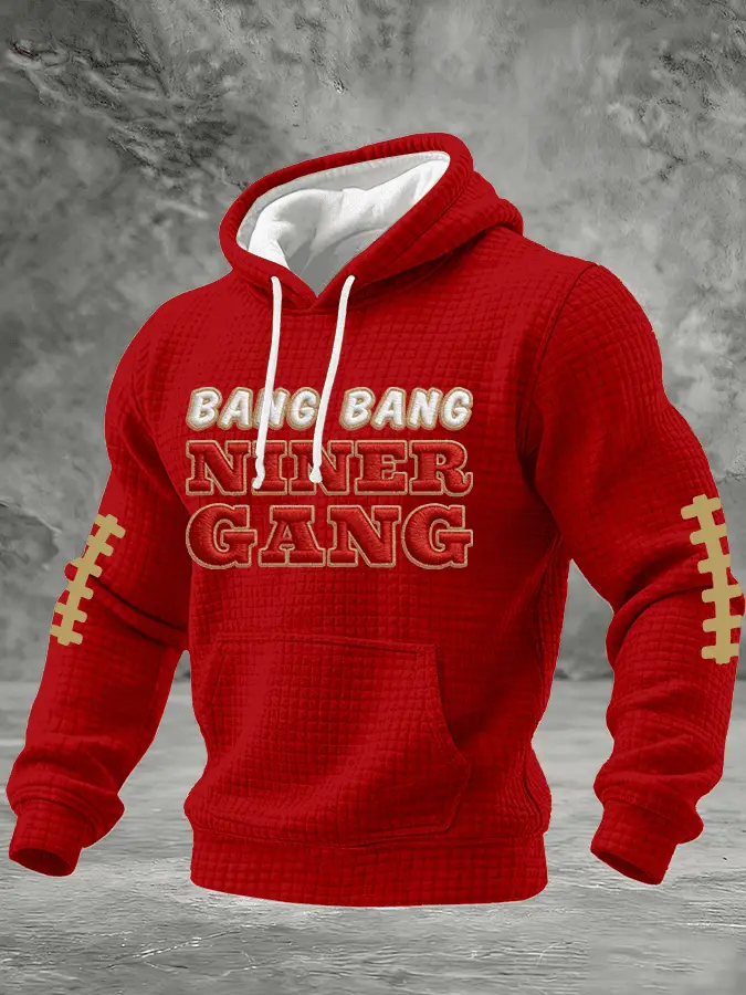 San Francisco 49ers Merch Bang Bang Niner Gang Hoodie 49er Faithful Gifts For Husband