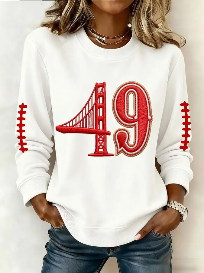 San Francisco 49ers Merch Golden Bridge Sweatshirt Good Gifts For The Faithful