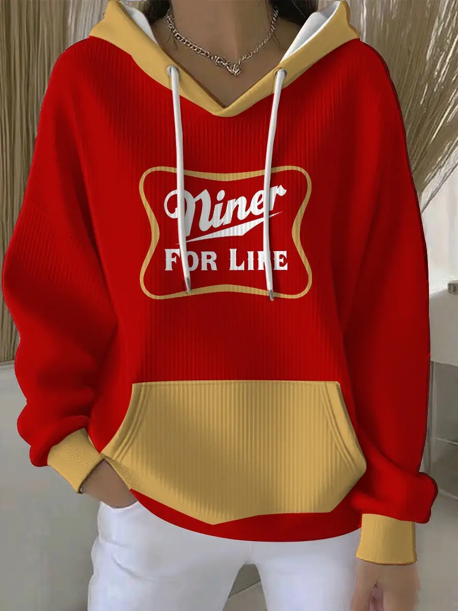 San Francisco 49ers Merch Hoodie Great Niner For Life Clothing Present For Fans