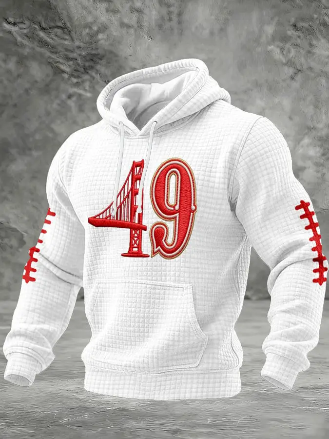 San Francisco 49ers Merch San Francisco Golden Bridge Hoodie Best Gifts For Football Fans