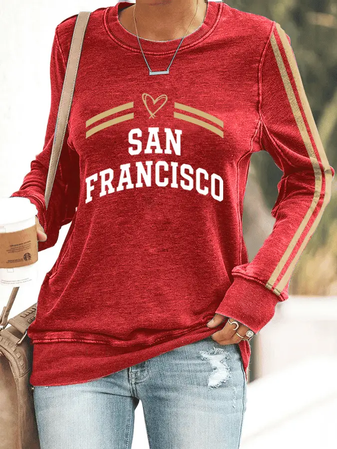 San Francisco 49ers Merch San Francisco Sweatshirt Football Enthusiasts Present Ideas