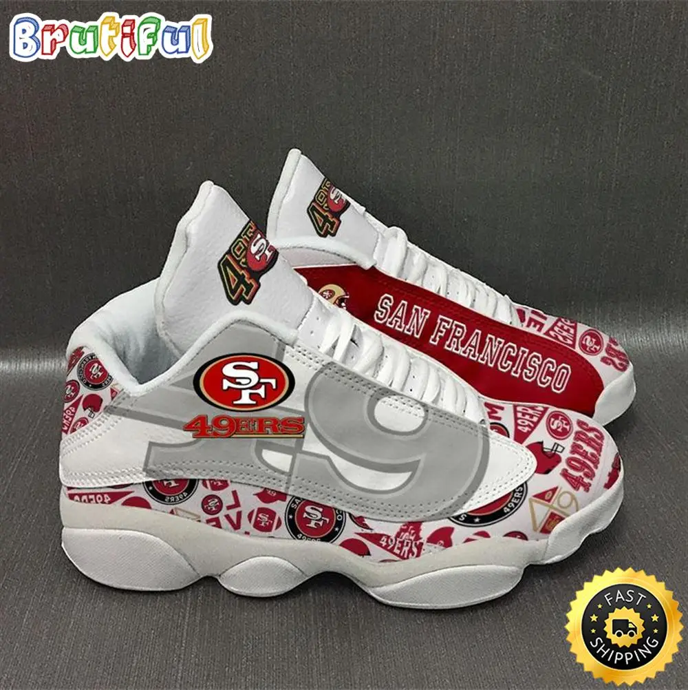 San Francisco 49Ers Nfl Ver 2 Air Jordan 13 Sneaker San Francisco 49Ers Nfl Ver 2 Air Jordan 13 Sneaker - Image 1
