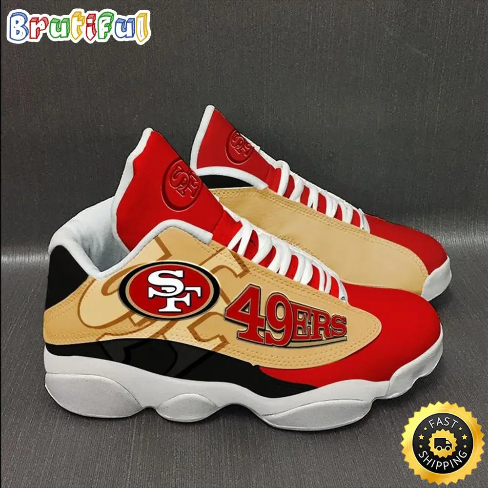 San Francisco 49Ers Nfl Ver 4 Air Jordan 13 Sneaker San Francisco 49Ers Nfl Ver 4 Air Jordan 13 Sneaker - Image 1