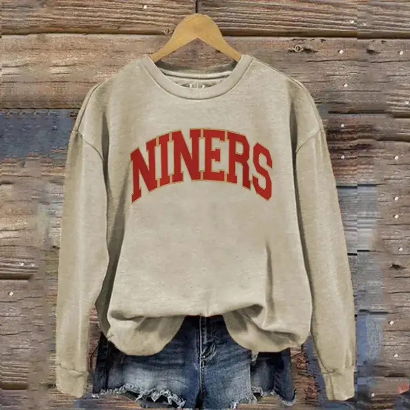 San Francisco 49ers Niners Sweatshirt Womens 49ers Fan Gear Niners Merch Gifts For Her