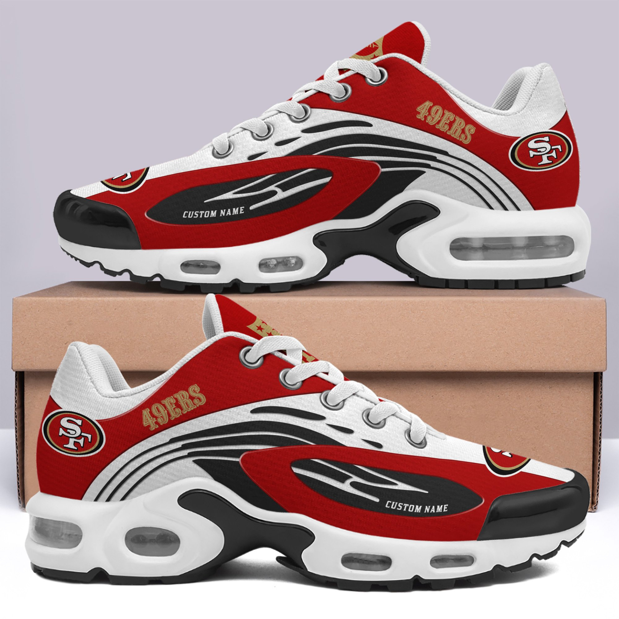 San Francisco 49ers Shoes 2026 Version Custom Your Name 950