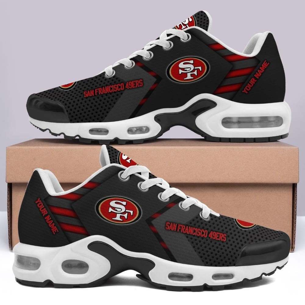 San Francisco 49ers Shoes 2026 Version Personalized Your Name Air Max Shoes & Air Cushion Sneakers