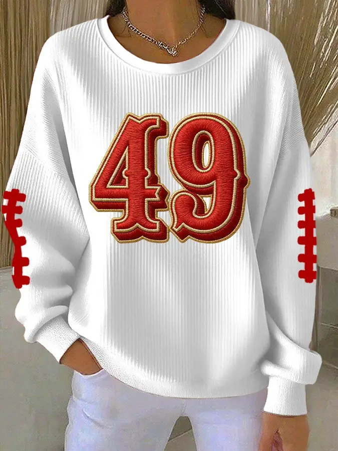 San Francisco 49ers Sweatshirt Women's 49ers Merch Apparel Fan Gear Best Gifts For Her