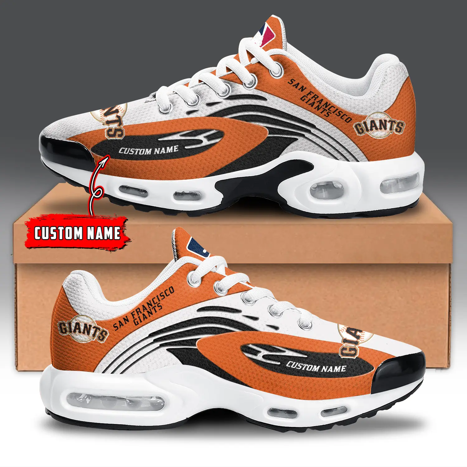 San Francisco Giants Air Max Plus Shoes Sneakers For Men And Women San Francisco Giants Air Max Plus Shoes Sneakers For Men And Women - Image 1