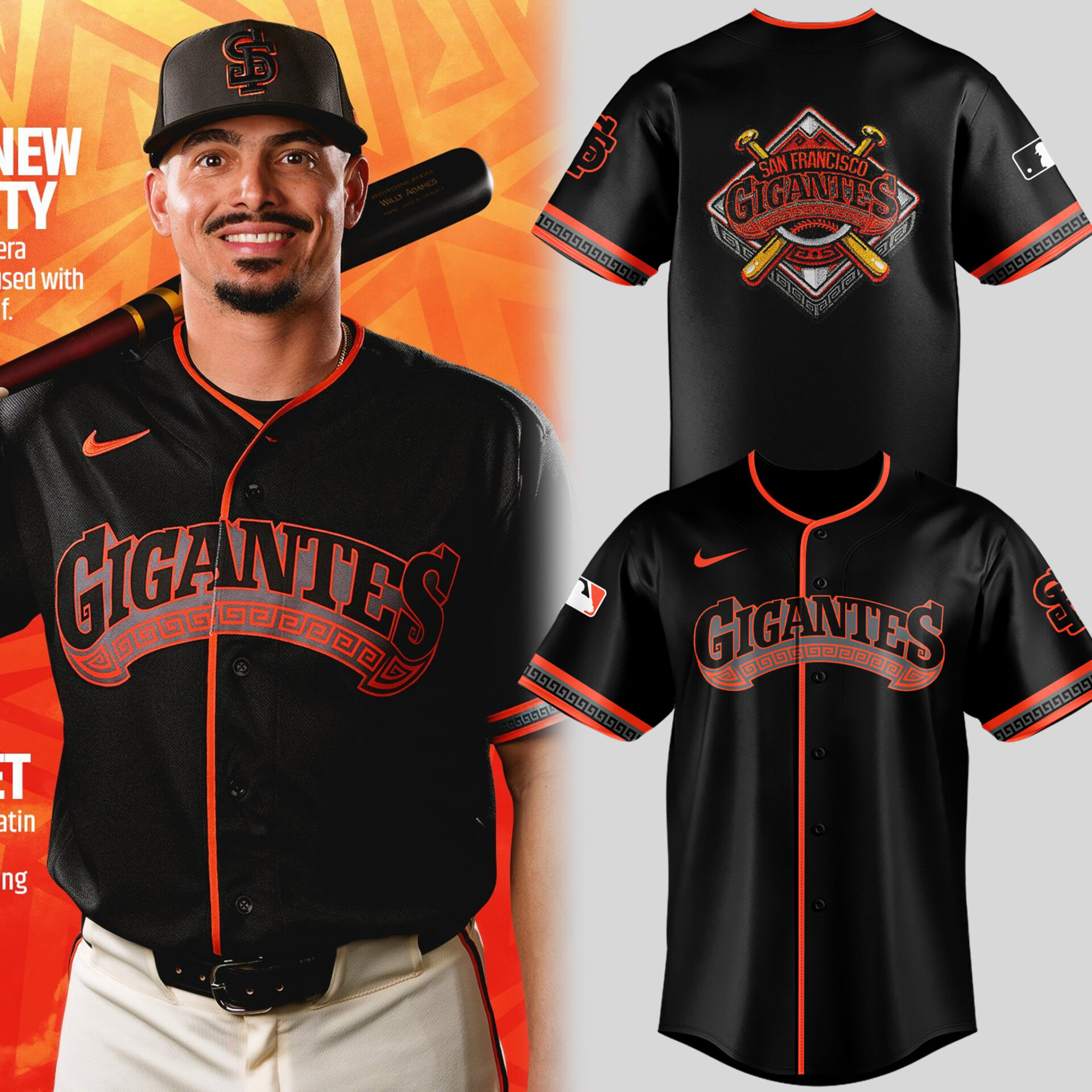 San Francisco Giants Merch Gigantes Night 2026 Latin Culture Honor Jersey Best Gifts For Fans