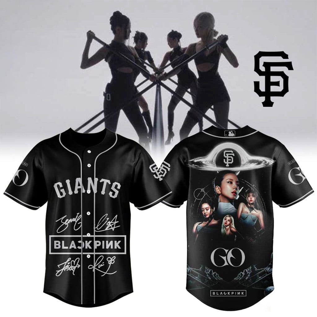 San Francisco Giants X Blackpink GO MV 2026 Jersey SF Giants Merch Unique Gifts For BFF