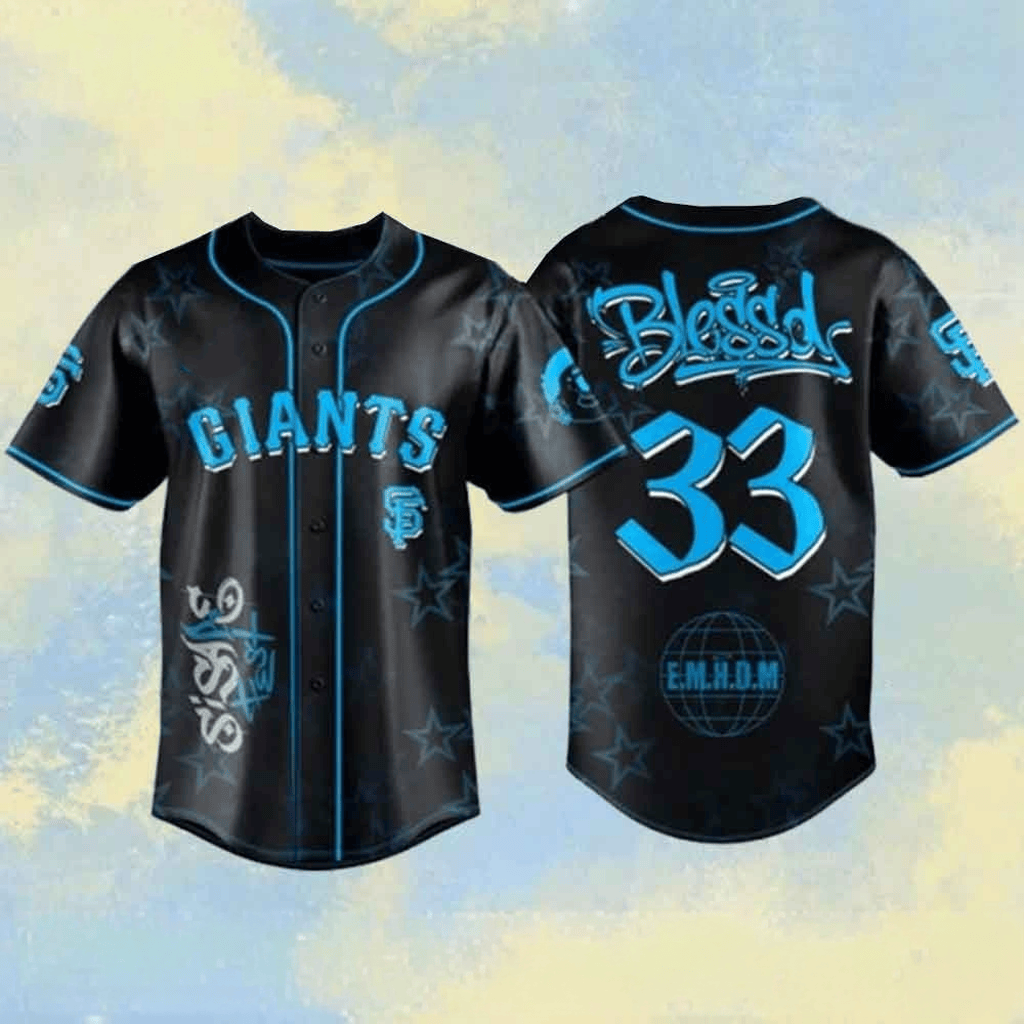 San Francisco Giants X Blessd El Mejor Hombre Del Mundo Tour 2026 Jersey Giants Merch Fans Gifts
