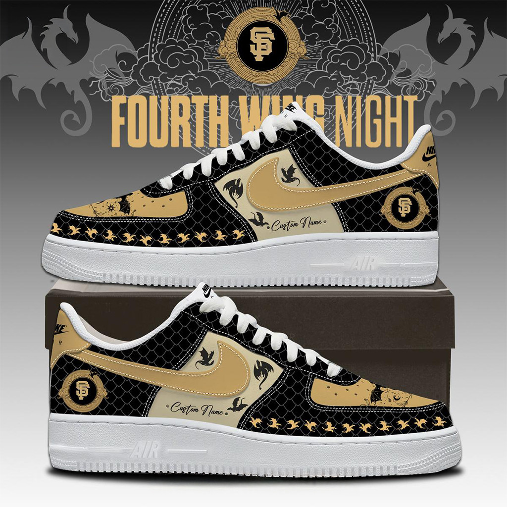 San Francisco Giants x Fourth Wing Night 2026 Air Force 1 Shoes Giants Merch Best Gifts