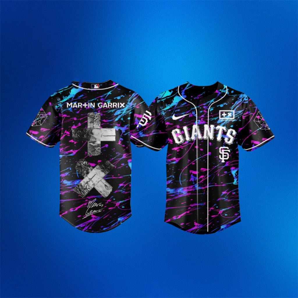 San Francisco Giants X Martin Garrix Americas Tour 2026 Baseball Jersey SF Giants Merch Gifts
