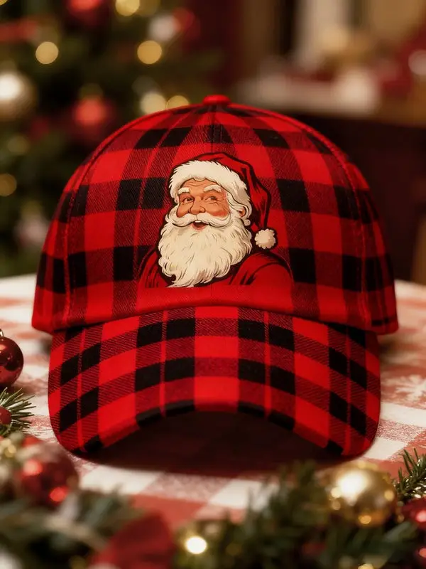Santa Claus Christmas Hat Cute Winter Holiday Clothes Presents For Girlfriend