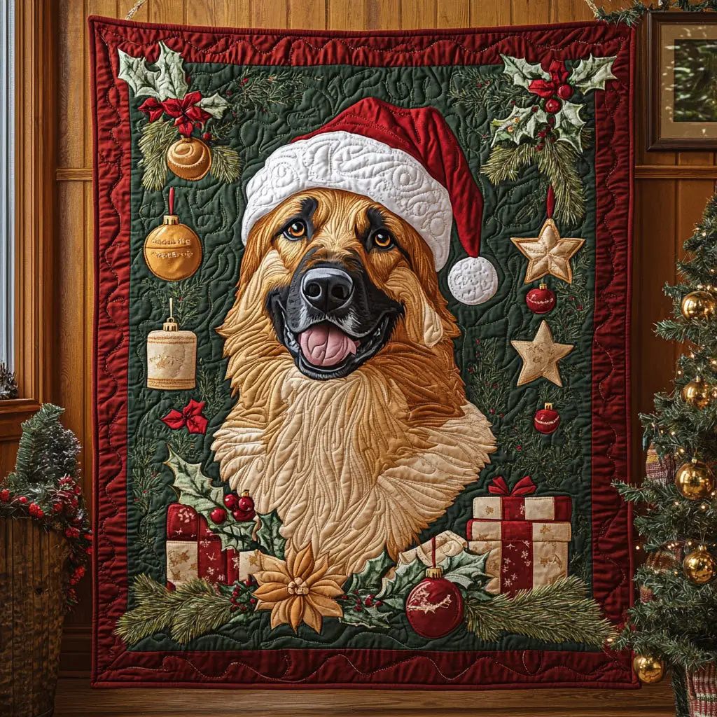Santa Protector Quilt Beautiful Quilt Blanket Gift for Cozy Living