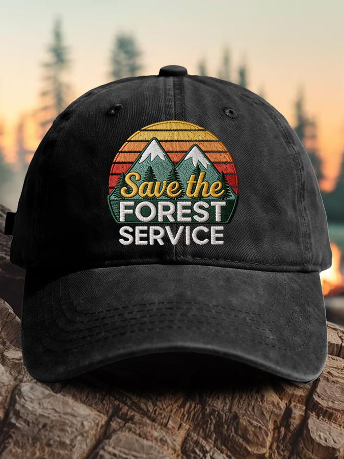 Save The Forest Service Baseball Cap Nature Merch Gifts For Forest Lovers
