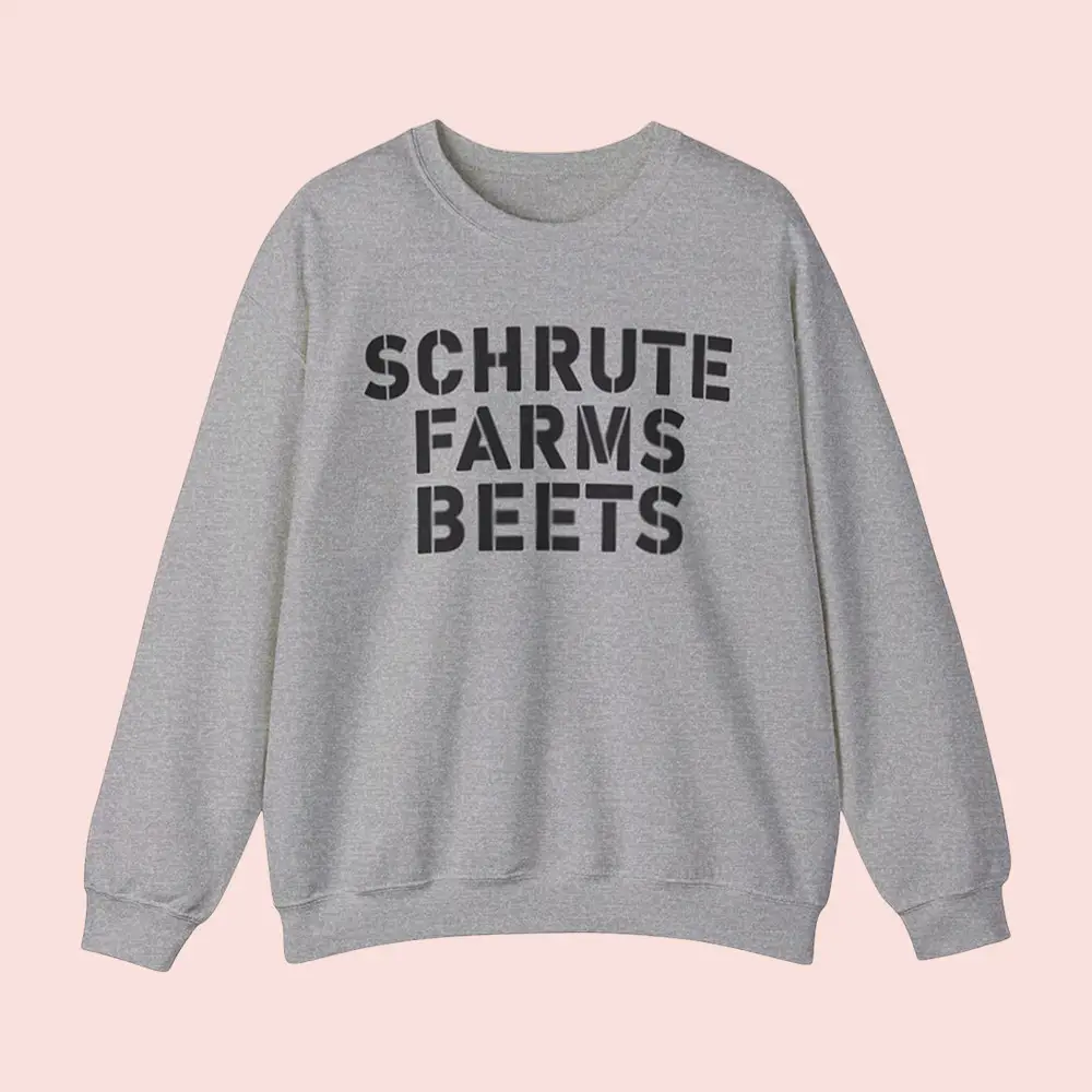 Schrute Farms Beets Sweatshirt Dwight Schrute The Office Merch Fan Clothes Gifts For Him