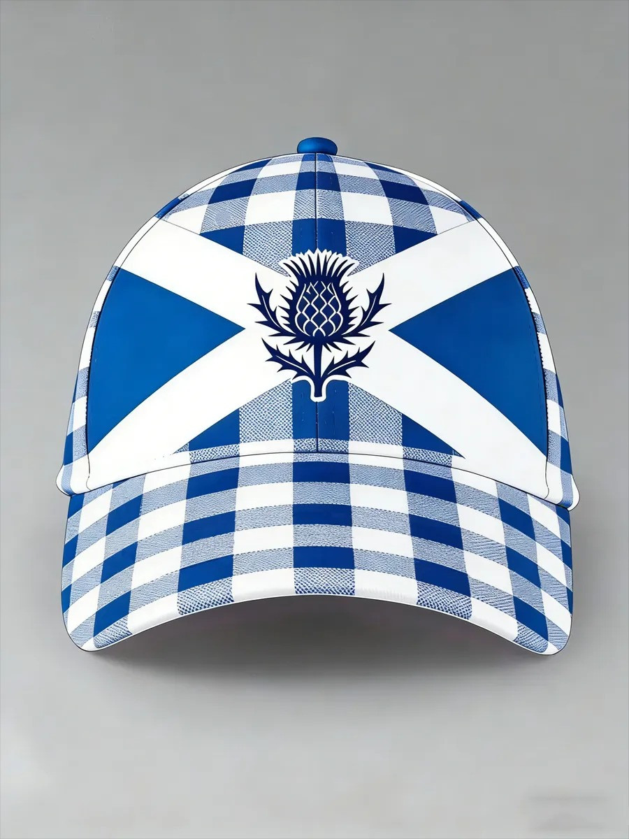 Scotland Thistle Saltire Flag Baseball Cap Scottish Football Fan Match Day Hat Best For Tartan Army