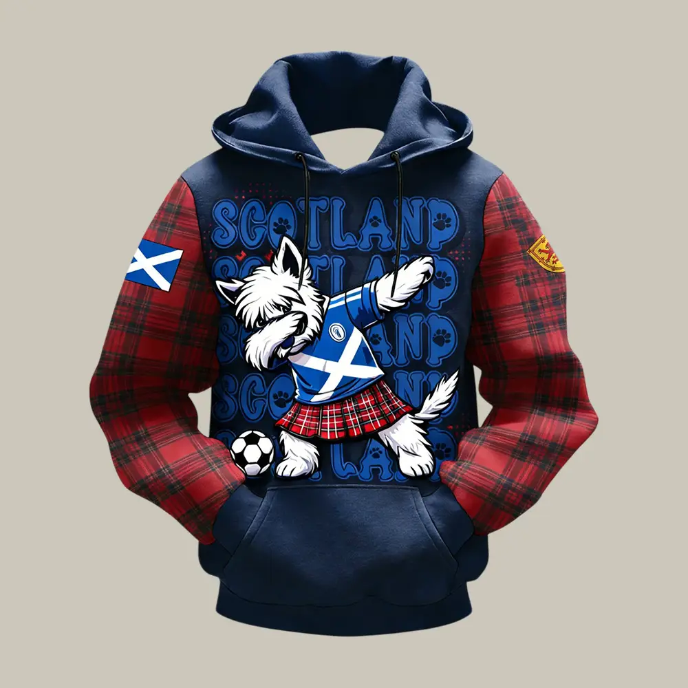 Scotland We'll Be Coming Football Hoodie 2026 FIFA World Cup Apaprel Fan Gear
