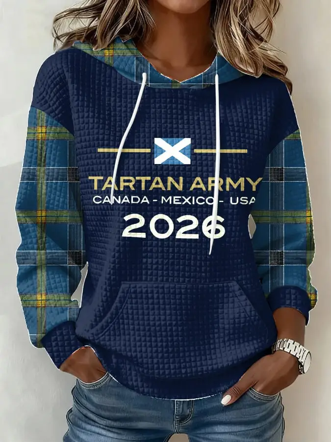 Scotland World Cup 2026 Merch Hoodie Tartan Army Canada Mexico USA 2026 FIFA Merch Fan Gifts