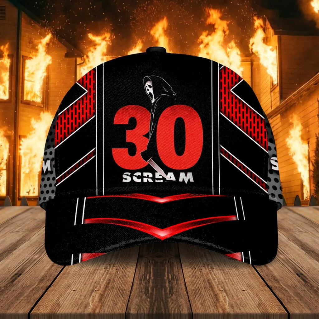 Scream 30th Anniversary Classic Cap Scream Kill Tour Hat 3D Gift for Husband